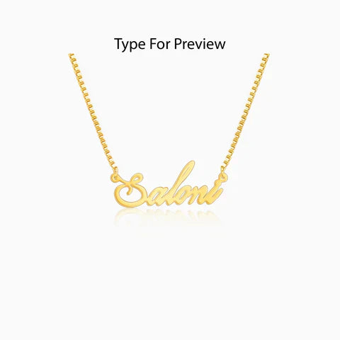 Personalized Golden Name Bracelet